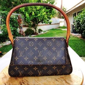 Louis Vuitton looping mini monogram shoulder bag